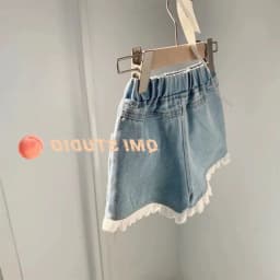 New Girls Denim Shorts Korean Lightweight Summer Shorts for Toddler Girls Casual Versatile Children's Clothing Outdoor Wear