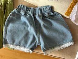 New Girls Denim Shorts Korean Lightweight Summer Shorts for Toddler Girls Casual Versatile Children's Clothing Outdoor Wear