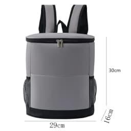15L Portable Thermal Lunch Bag Food Box Durable Waterproof Cooler Ice Insulated Case Camping Oxford Dinner Backpacks Candy Color