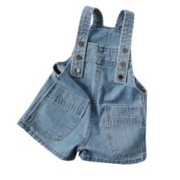 Children Overalls Pants 2025 Summer Autumn Hot Sale Boy's Jeans Suspenders Shorts Casual Girl's Strap Pants