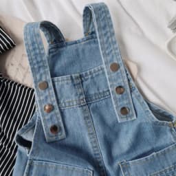 Children Overalls Pants 2025 Summer Autumn Hot Sale Boy's Jeans Suspenders Shorts Casual Girl's Strap Pants