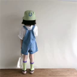 Children Overalls Pants 2025 Summer Autumn Hot Sale Boy's Jeans Suspenders Shorts Casual Girl's Strap Pants