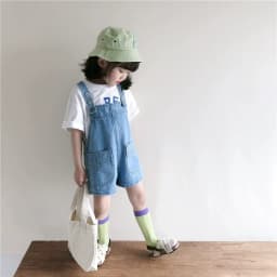 Children Overalls Pants 2025 Summer Autumn Hot Sale Boy's Jeans Suspenders Shorts Casual Girl's Strap Pants