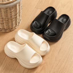 EVA Women Indoor Slippers Non-slip Heightened Thick Bottom Slippers Comfortable Soft Outdoor Slippers