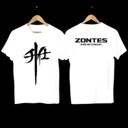 2025 For Zontes G1 125 ZT125 G1 ZT125U ZT 125 U ZX New Combed Short Sleeve T-shirt Men's womenRound Neck Printed Logo T-shirt