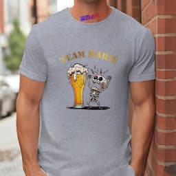 French Groom Squad Evg Team Best Man T Shirt Fashion Beer Graphic Y2k Tops Men's Single Farewell Wedding Bachelor Party Tees