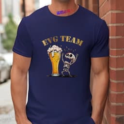 French Groom Squad Evg Team Best Man T Shirt Fashion Beer Graphic Y2k Tops Men's Single Farewell Wedding Bachelor Party Tees