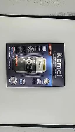 Kemei Cordless Electric Shaver for Men Twin Blade Reciprocating Rechargeable Beard Razor Face Care Multifunction Strong Trimmer