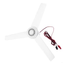 G8TC 12V Battery Powered Ceiling Canopy Fan 19.6inch Hanging Camping Tent Hanger Fan for Outdoor Barbecue Home Dormitory