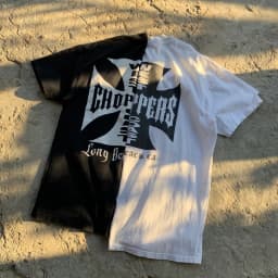 Summer Cotton Streetwear West Coast Choppers Tide Brand Print Short Sleeve Tshirt Retro HighStreet Clothing Casaul Loose Top Tee
