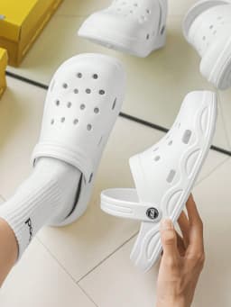 Summer Women's Clogs, Casual and Versatile Garden Shoes, Couple's Environmentally Friendly Eva Slippers, Dual-Use Beach Slippers