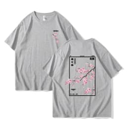 2025 Summer Japanese cartoon Harajuku T-shirt Printed Men's Street Short sleeved Sports T-shirt