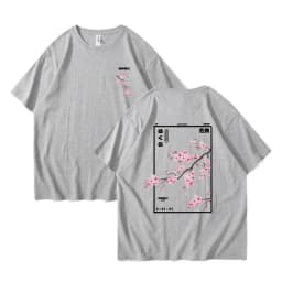2025 Summer Japanese cartoon Harajuku T-shirt Printed Men's Street Short sleeved Sports T-shirt