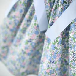 Summer New Blue Floral Baby Girl Dress, Sweet Bow Children'S Sleeveless Clothes (9 Months -4 Years Old)