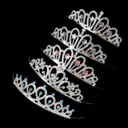5pcs Bohemian Princess Crown Set Adorable Birthday Party Accessories Cake Decorations for Little Princesses