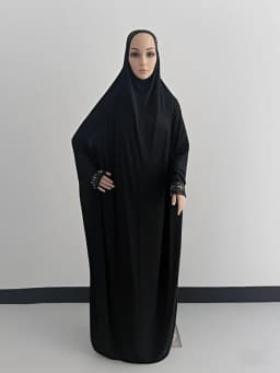H098 Free Size Muslim Dress Pray Khimar Kaftan Burqa Abaya Robe Hijab Middle East Clothing
