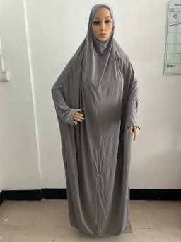 H098 Free Size Muslim Dress Pray Khimar Kaftan Burqa Abaya Robe Hijab Middle East Clothing
