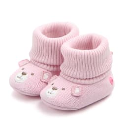 Baby Wool Knitted Shoes Boy and Girls Newborn Bootie Winter Warm Infant Toddler Crib Shoes Classic Floor First Walkers