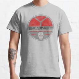 Vintage Cyberdyne Systems Skynet Oval Worn Terminator graphic t shirts 100% cotton large size tee Adult all size S-6XL