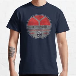 Vintage Cyberdyne Systems Skynet Oval Worn Terminator graphic t shirts 100% cotton large size tee Adult all size S-6XL