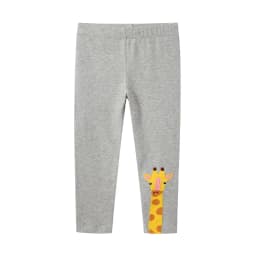 2 3 4 5 6 7Y Girls Leggings Cotton Girl's Trousers Girls Pants Skinny Print Cartoon Pattern Kids Children Leggings Trousers