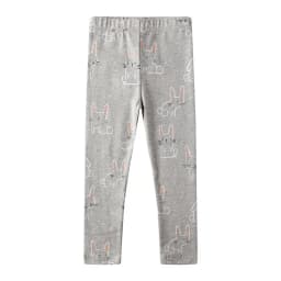 2 3 4 5 6 7Y Girls Leggings Cotton Girl's Trousers Girls Pants Skinny Print Cartoon Pattern Kids Children Leggings Trousers
