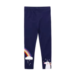 2 3 4 5 6 7Y Girls Leggings Cotton Girl's Trousers Girls Pants Skinny Print Cartoon Pattern Kids Children Leggings Trousers