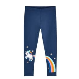 2 3 4 5 6 7Y Girls Leggings Cotton Girl's Trousers Girls Pants Skinny Print Cartoon Pattern Kids Children Leggings Trousers