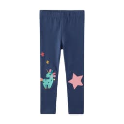 2 3 4 5 6 7Y Girls Leggings Cotton Girl's Trousers Girls Pants Skinny Print Cartoon Pattern Kids Children Leggings Trousers