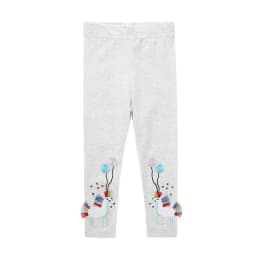 2 3 4 5 6 7Y Girls Leggings Cotton Girl's Trousers Girls Pants Skinny Print Cartoon Pattern Kids Children Leggings Trousers