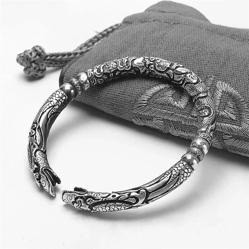 Sole Memory Retro Thai Silver Exquisite Literary 925 Sterling Silver Resizable Bangles Bracelet For Women Man Trendy Gift BR150
