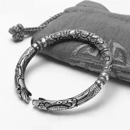 Sole Memory Retro Thai Silver Exquisite Literary 925 Sterling Silver Resizable Bangles Bracelet For Women Man Trendy Gift BR150