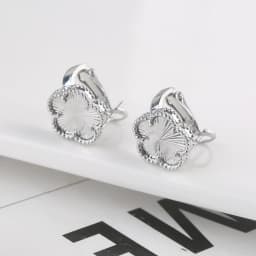 2025 Luxury Hot Selling Shiny Metal New Design Plant Five Leaf Flower Set 15mm Double Sided Women's Gilded Gift Clover