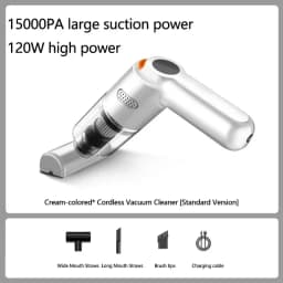 9500PaWireless Handheld Vacuum Cleaner Large Suction Car Vacuum Cleaner Household Mini Pet Hair Vacuum Cleaner Pet Hair Absorber