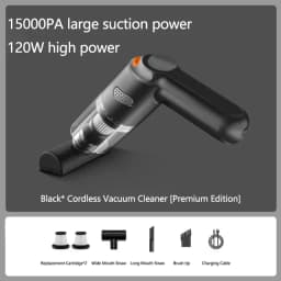 9500PaWireless Handheld Vacuum Cleaner Large Suction Car Vacuum Cleaner Household Mini Pet Hair Vacuum Cleaner Pet Hair Absorber