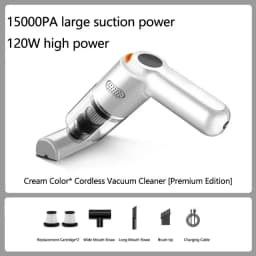 9500PaWireless Handheld Vacuum Cleaner Large Suction Car Vacuum Cleaner Household Mini Pet Hair Vacuum Cleaner Pet Hair Absorber