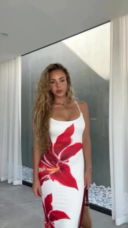 Mozision Floreal Print Long Dress For Women Gown Summer New Spaghetti Strap Sleeveless Backless Bodycon Sexy Midi Dress Elegant