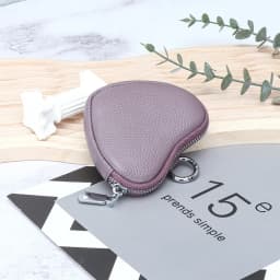 Coin Purse for Women Change Purses Small Cow Leather Cosmetic Bag Pocket Heart Makeup Organizer Jewelry Travel Case for Girls
