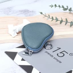 Coin Purse for Women Change Purses Small Cow Leather Cosmetic Bag Pocket Heart Makeup Organizer Jewelry Travel Case for Girls