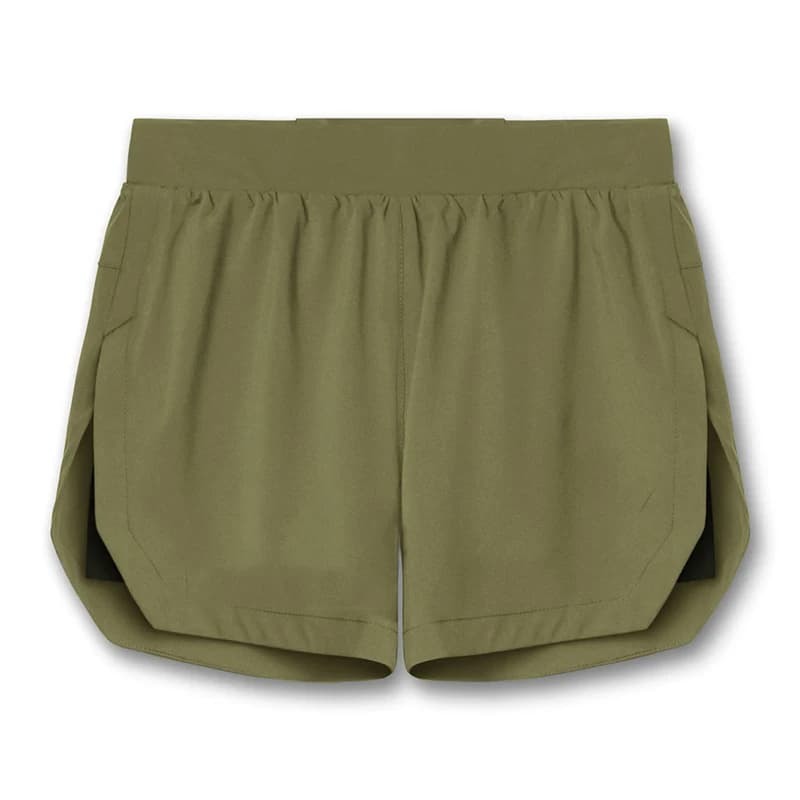 Summer Sports Shorts Fashion Brand Quick Dry Double Layer Casual Shorts Men's Outdoor Running Fitness Basketball Pants