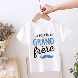 I Will Become A Big Brother Print Boys Shirt Pregnancy Announcement T-shirt Brother Clothes Kids Summer Short Sleeve Tops Tshirt