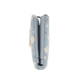 Long Handbag Female 2024 Spring/Summer New Korean PU Printed Zipper Buckle Collapsible Multi-Function Long Wallet Can Be Wrist M