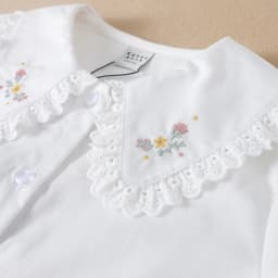 Girls Shirt Delightful White Embroidered Blouse Specifically Designed for Girls Aged 5 to 12 Years Old