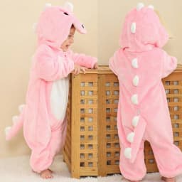 Toddler Boys Girls Kigurumi Pajamas 0-4 Years Children Sleepwear Winter Baby Rompers Infant Flannel Warm Clothes Animal Onesies