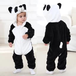 Toddler Boys Girls Kigurumi Pajamas 0-4 Years Children Sleepwear Winter Baby Rompers Infant Flannel Warm Clothes Animal Onesies