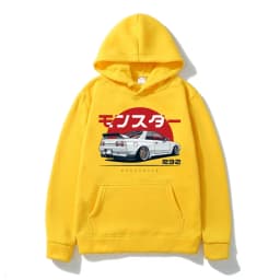 The r32 monster background line Print men/women knock on occasional sweatshirt popular sweatshirt S-3XL fashion