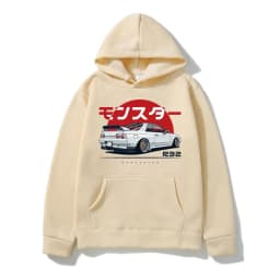 The r32 monster background line Print men/women knock on occasional sweatshirt popular sweatshirt S-3XL fashion
