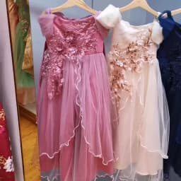Elegant Wedding Bridemaids Party Girls Dress Tulle Bow Birthday Princess Dresses for Kids Flower Christmas Prom Evening Costumes