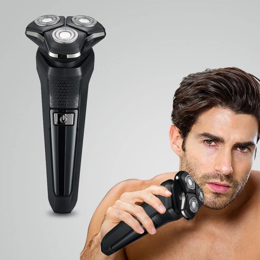 Men's Advanced Rotary Shaver, USB Charging, Ergonomic Design, Suitable as a Gift for Him