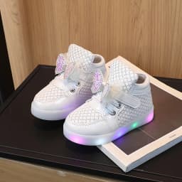 Kid Tennis 2025 Spring And Autumn Children LED Sneakers Boys Glowing Shoes kids Baby Girls Toddler Shoes with Light Up Luminous